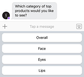 topbots_chatbots_8_kik_sephora_suggestedresponses_350