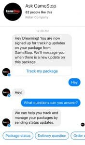 GameStop Narvar Chatbot Retention