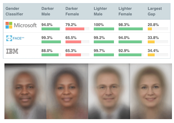 Gender Shades MIT Media Lab AI Ethics Bias Research Image Recognition Computer Vision