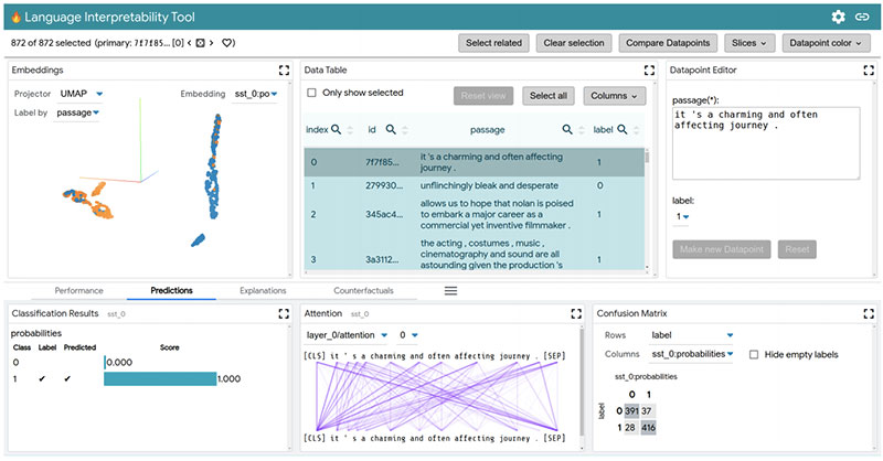 Language Interpretability Tool